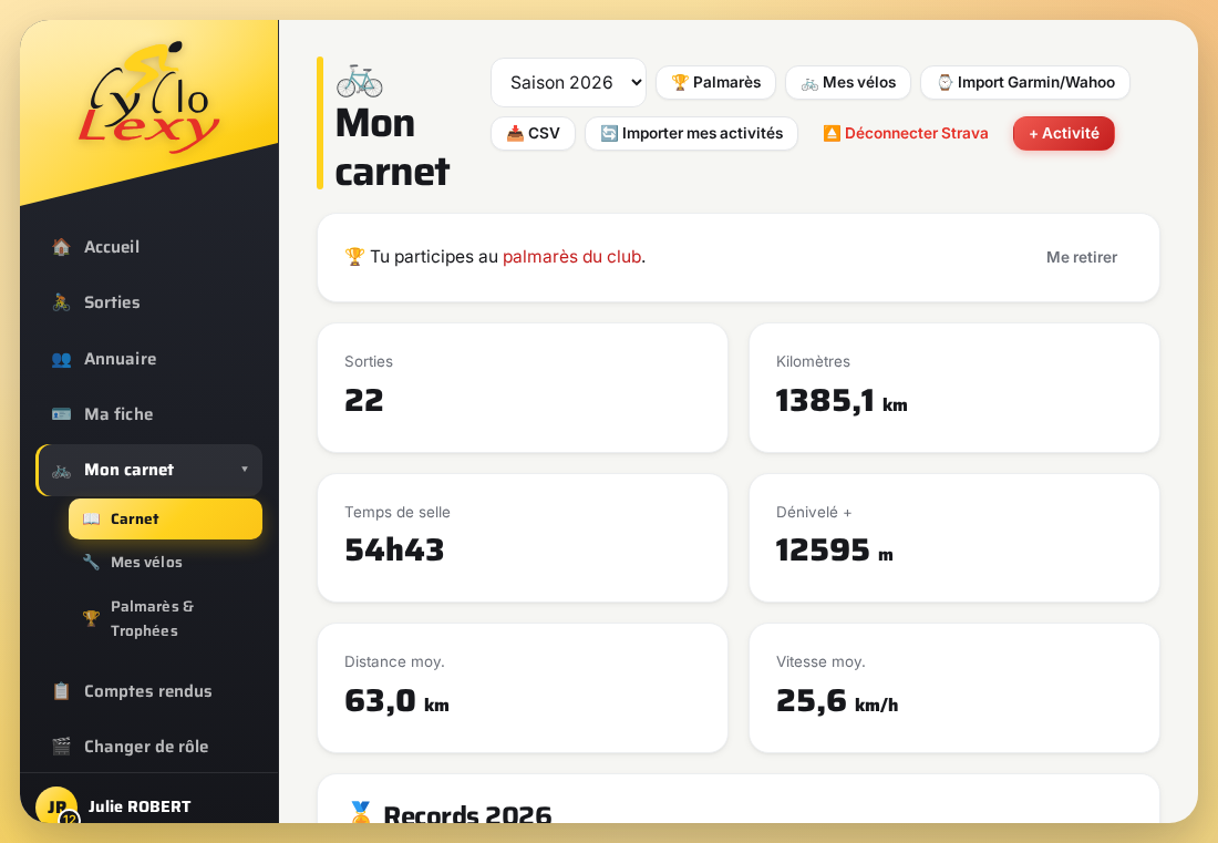 Mon carnet
